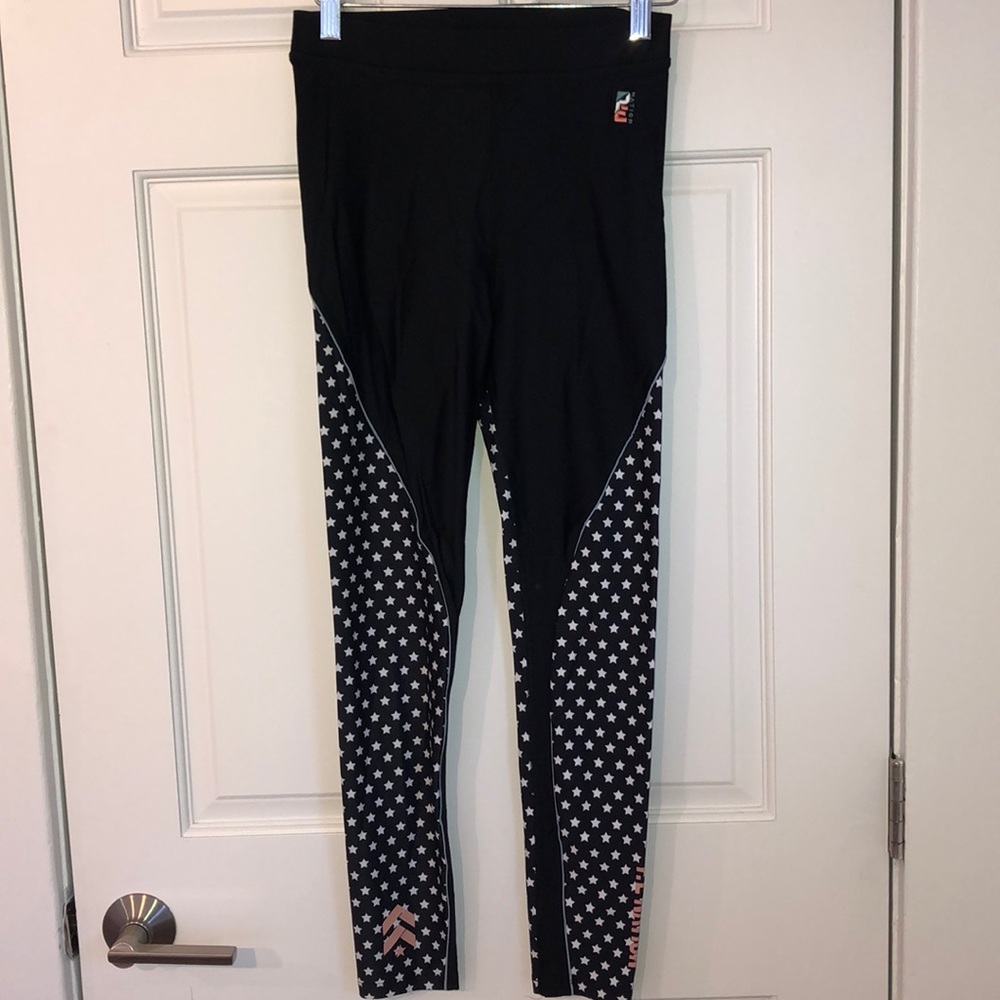 Leggings with star pattern